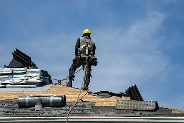 Professional Roof Installation technician working in Serena, IL